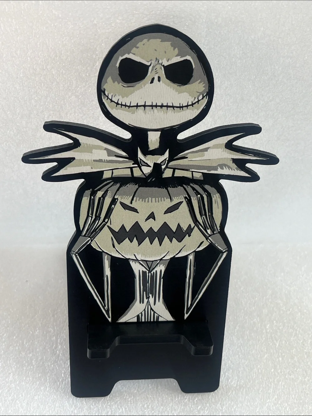 Disney Jack Skellington Black and Cream Phone Stand